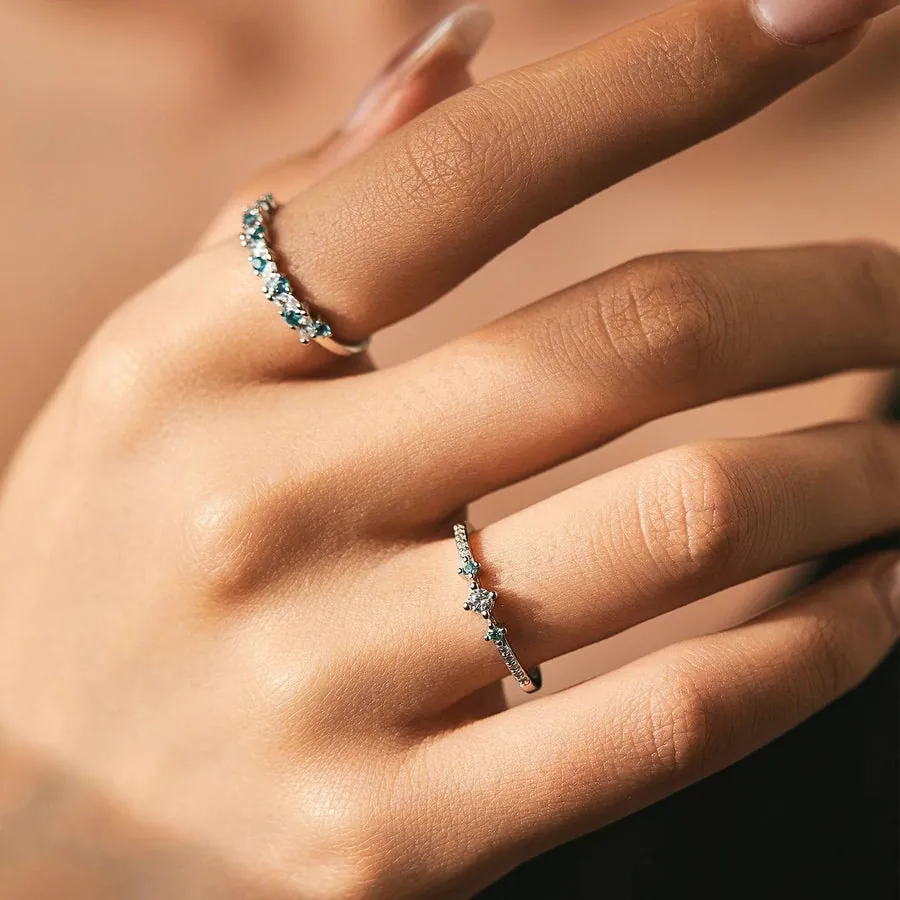 Moissanit Ring Nahaufnahme